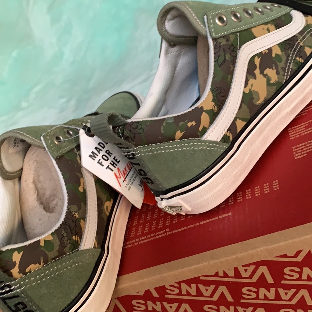 VANS OLD SKOOL UC BJ BELTS OIL Gm/Olivine WMNS sneakers - Picture 12 of 16